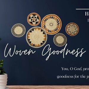 Woven Goodness Wall Art Set - Natural and Black Boho Decor